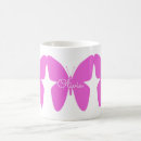 Search for butterfly birthday mugs Pink