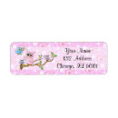 Search for birds on a branch return address labels For her
