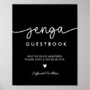 Search for jenga guest book wedding signs Modern
