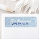 Search for light blue return address labels Modern