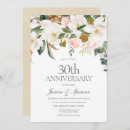 Search for 30th wedding anniversary invitations Floral