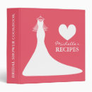 Search for cookbook binders Bridal shower