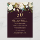 Search for winter 50th birthday invitations Floral