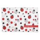 Recherche de ladybug pillowcases Motif de coccinelle