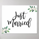 Search for just married signs Calligraphy