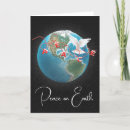 Search for planet earth on christmas cards Peace