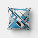 Recherche de coussin noir et blanc bleu coussins Minimaliste