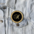 Search for monograms round buttons Alphabet