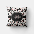 Search for pink leopard print pillows Pattern