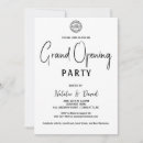 Search for business launch party invitations Typography