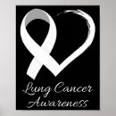 Search for lung cancer posters White