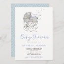 Search for carriage baby boy shower invitations Vintage