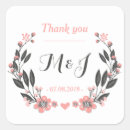 Recherche de monogramme vintage autocollants Rustique