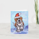Search for st bernard christmas cards Wreath