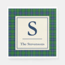 Search for blue and green plaid napkins Classic