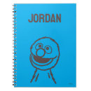 Search for sesame street notebooks Blue puppet