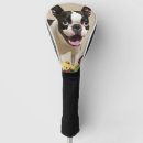 Search for boston terrier golf head covers Dog