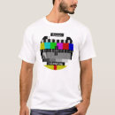 Search for tv test card pattern tshirts Television