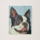 Recherche de terrier de boston puzzles Chien