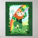 Search for cute leprechaun art Green