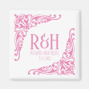 Search for engagements wedding magnets Initials