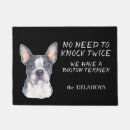Search for boston terrier doormats Funny