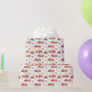 Recherche de tracteur rouge papier cadeau Garçon