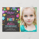 Search for flamingo photo invitations Hawaiian