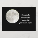 Search for full moon invitations Black