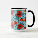 Search for red poppy paintings mugs Floral