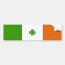 Search for irish flag bumper stickers Orange