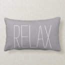 Search for relax quote pillows Grey