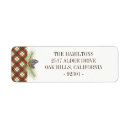 Search for gingham return address labels Green