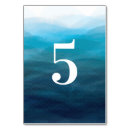 Search for oceanic table cards Watercolor