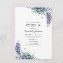Search for lavender birthday invitations Botanical