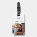 Search for honeymoon luggage tags Black and white