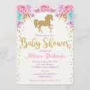 Search for horse baby shower invitations Watercolor