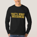 Search for cheese head tshirts Bay