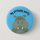 Search for birthday fun buttons Blue