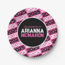 Search for pink graduation plates Black