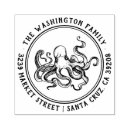 Search for octopus rubber stamps Return address