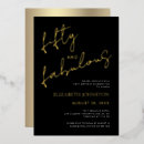 Search for foil invitations Real gold foil