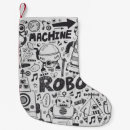 Search for robot christmas stockings Pattern