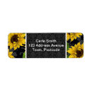 Search for sun flower return address labels Vintage