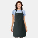 Search for plain black aprons Solid colour