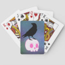 Search for skull playing cards Raven