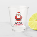 Search for santa claus shot glasses Red