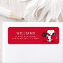 Search for peanuts return address labels Charles m schulz