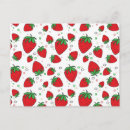 Recherche de motif fraise cartes postales Fruit