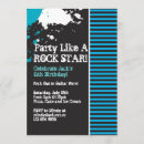 Search for punk rock party invitations Boy